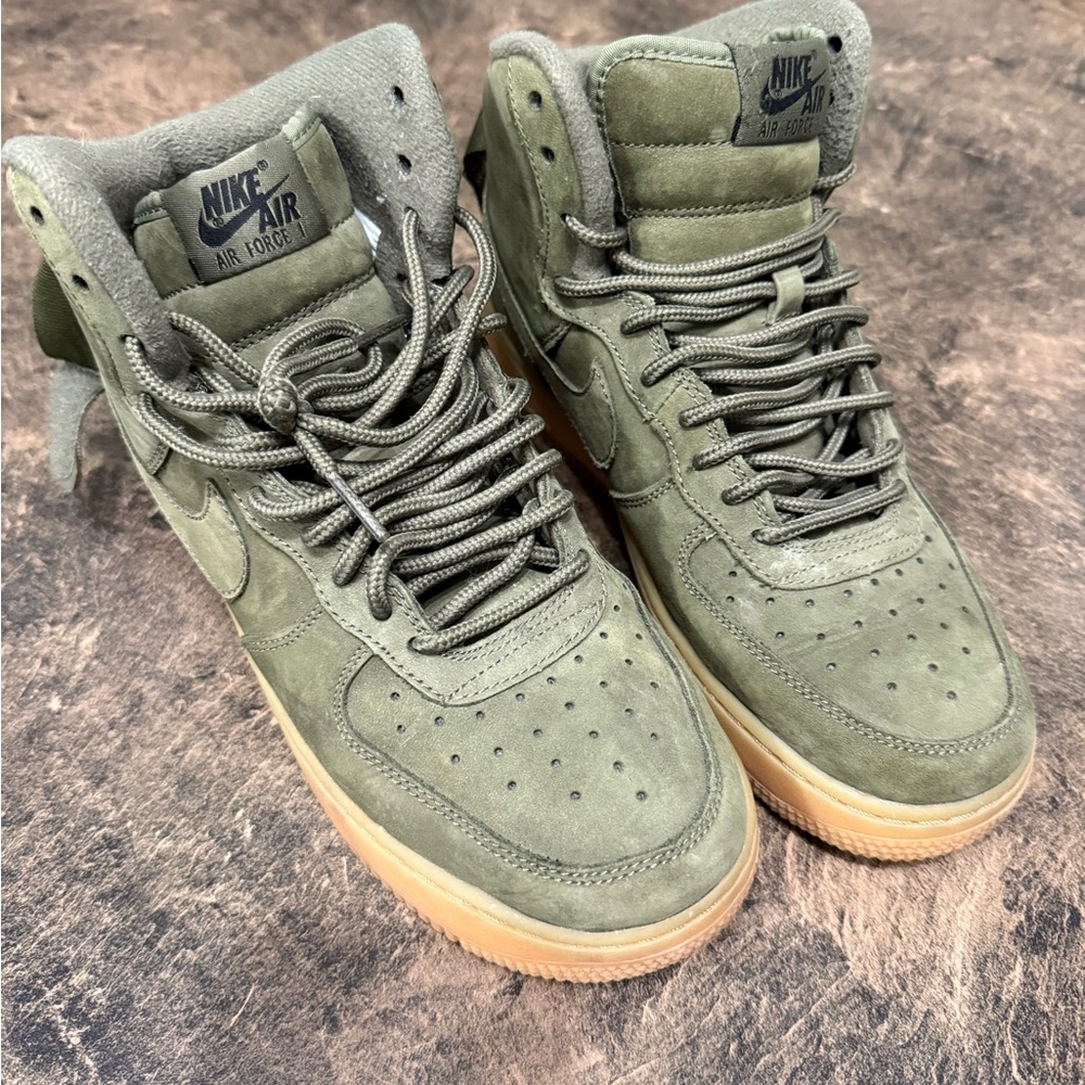 Nike Air Force 1s with Gum Soles